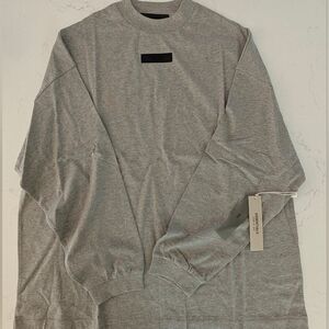 Essentials Gray Long Sleeve Tee